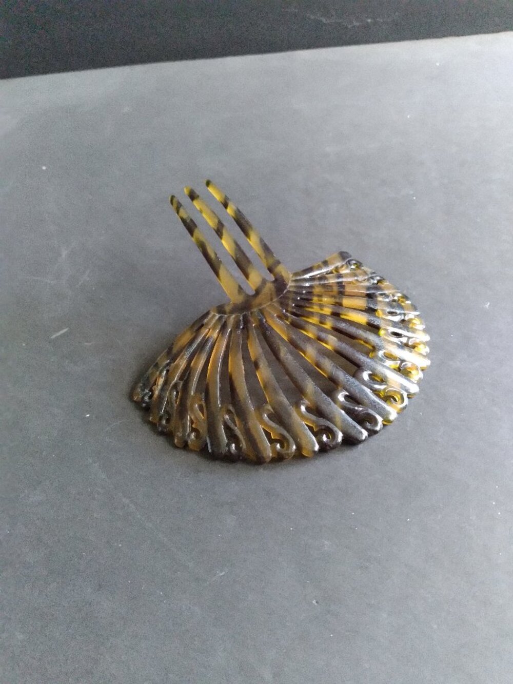Antique Celluloid Tortoise Shell Hair comb